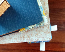 Load image into Gallery viewer, Blue Floral Corner Study Bookmarks - Set of 4