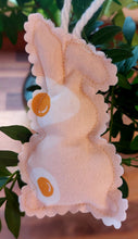 Load image into Gallery viewer, Decorative Fabric Bunny Ornaments