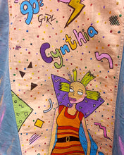 Load image into Gallery viewer, Denim Jacket in the style of Cynthia from Rugrats