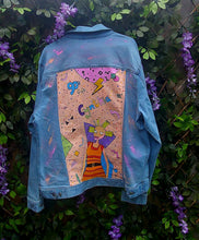 Load image into Gallery viewer, Denim Jacket in the style of Cynthia from Rugrats