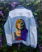 Load image into Gallery viewer, Denim Jacket in the style of Heman