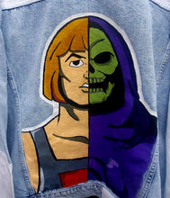 Load image into Gallery viewer, Denim Jacket in the style of Heman