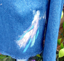 Load image into Gallery viewer, Denim Shirt in the style of Pink Panther