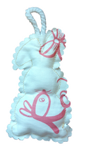 Load image into Gallery viewer, Decorative Fabric Bunny Ornaments