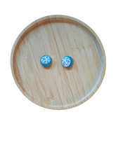 Load image into Gallery viewer, Fabric Button Studs Collection (small)