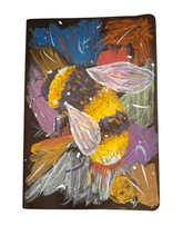 Load image into Gallery viewer, Handpainted Journal: British Wildlife Series: No 1: Bumblebee