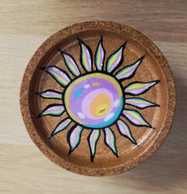 Load image into Gallery viewer, Cork Coasters: the colours of the sun
