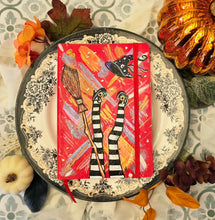 Load image into Gallery viewer, Handpainted Journals: Autminal Series: No 6 Autumn days &amp; nobbly knees.
